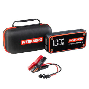Zdjęcie produktu: Urządzenie rozruchowe Powerbank Booster WERKBERG AL009 3000A/6000A 36000mAh