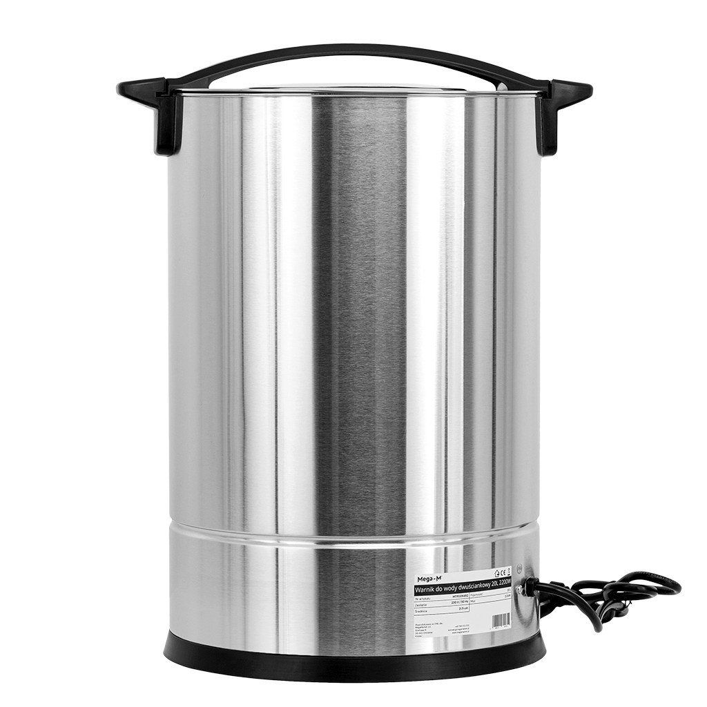 Warnik do wody dwuściankowy Mega-M 20L 2800W