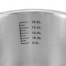 Garnek ze stali nierdzewnej średni z pokrywką Mega-M STANDARD 17L 32x22 cm