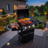 Grill ogrodowy gazowy, grill gazowy 3+1,