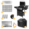 Grill ogrodowy gazowy, grill gazowy 3+1,