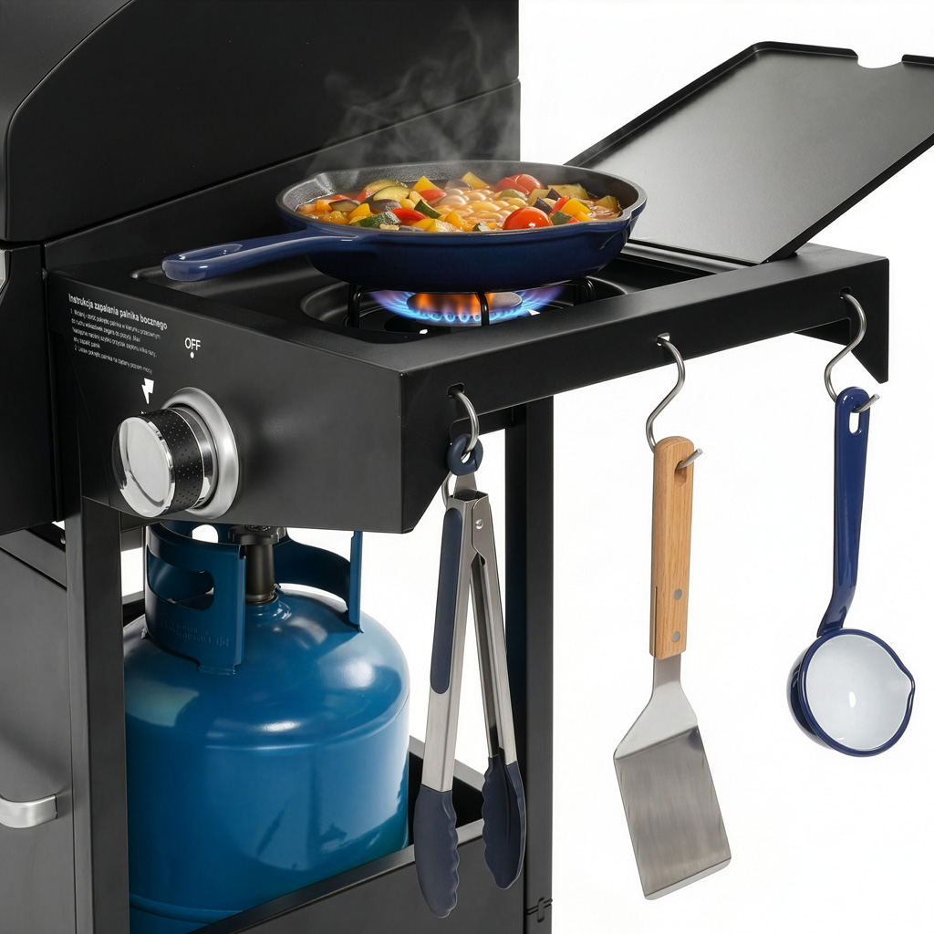 Grill gazowy ogrodowy, grill ogrodowy BERGMANN NL003
