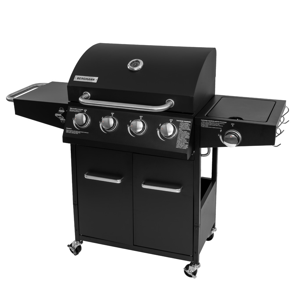 Grill gazowy ogrodowy, grill ogrodowy BERGMANN NL003
