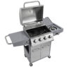 Grill gazowy ogrodowy, grill ogrodowy BERGMANN NL004 4+1 ze stolikiem bocznym