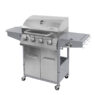 Grill gazowy ogrodowy, grill ogrodowy BERGMANN NL004 4+1 ze stolikiem bocznym