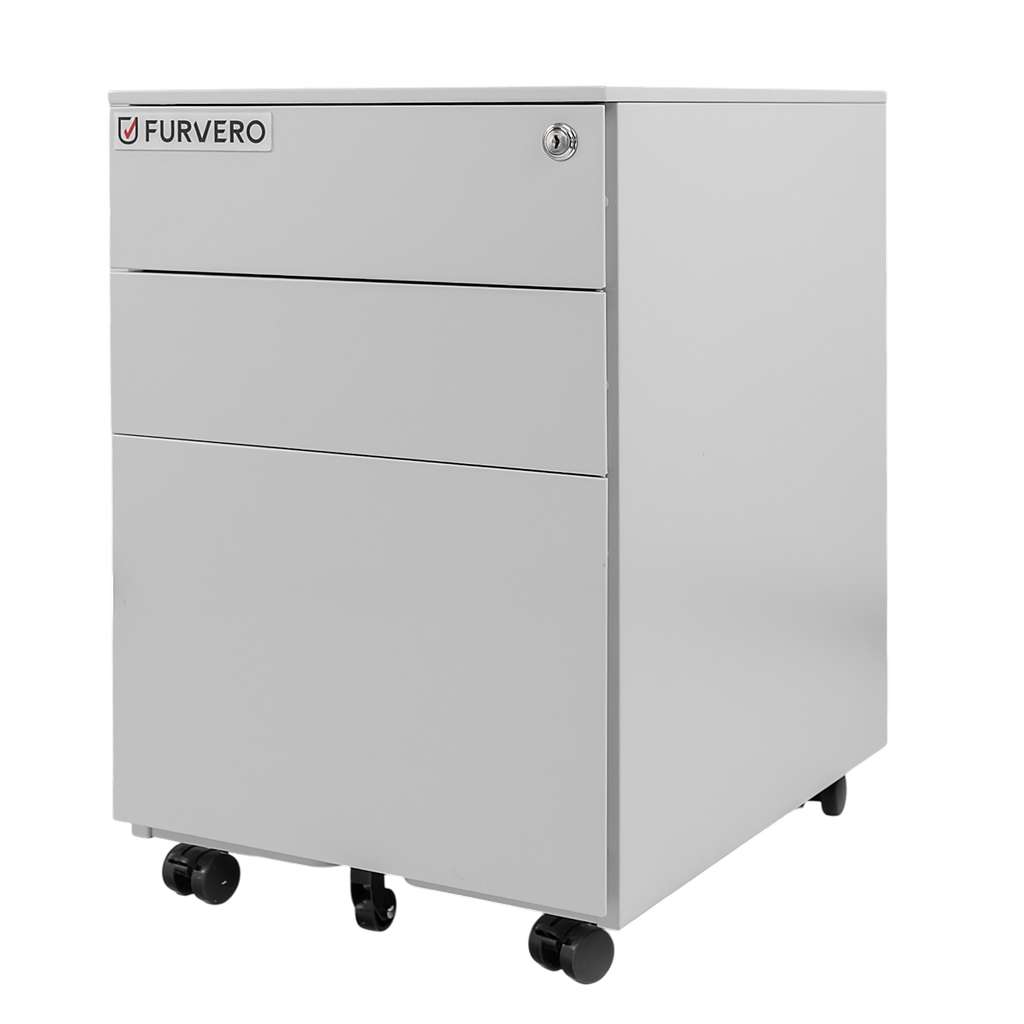 Kontenerek pod biurko z 3 szufladami FURVERO