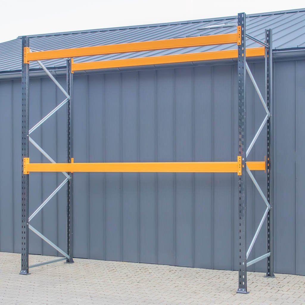 Regał magazynowy paletowy LINK 51 0+2 H-322 cm L-376 cm moduł bazowy