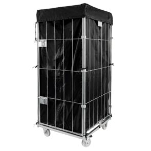 Zdjęcie produktu: Rollkontener (rollcage, rollbox) wózek siatkowy pralniczy Mega-M Universal trzy ściany + drzwi pokrowiec ocynkowany