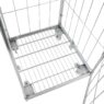 rollkontener, rollbox, rollcage, wózek siatkowy, wózek pralniczy, wózek transportowy, wózek magazynowy, rollkontener ocynkowany, wózek siatkowy czterościenny, wózek do pralni, wózek do hotelu, wózek do szpitala, klatka transportowa, zamykany wózek siatkowy, wyposażenie magazynu