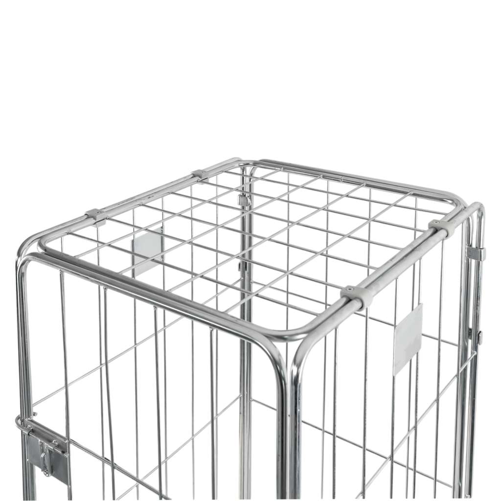 rollkontener, rollbox, rollcage, wózek siatkowy, wózek pralniczy, wózek transportowy, wózek magazynowy, rollkontener ocynkowany, wózek siatkowy czterościenny, wózek do pralni, wózek do hotelu, wózek do szpitala, klatka transportowa, zamykany wózek siatkowy, wyposażenie magazynu