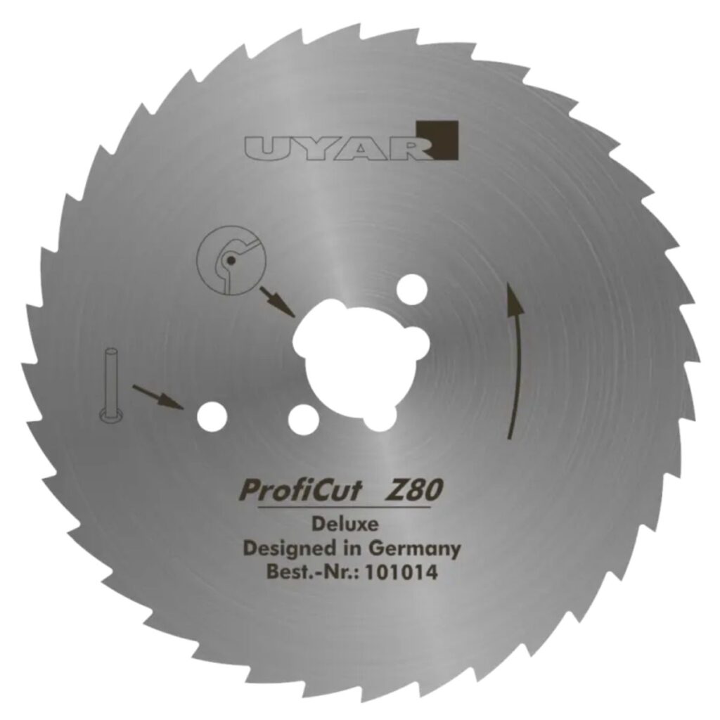 Ostrze ząbkowane 80mm oryginalne UYAR ProfiCut Z80 Deluxe (2 gen.)
