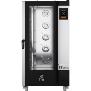 Zdjęcie produktu: Piec konwekcyjno-parowy FM INDUSTRIAL STG Gastro-Big z wózkiem 20 GN 1/1 9100903 P 36.25 kW U 400 V dotykowy