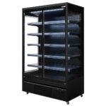 Zdjęcie produktu: Regał chłodniczy Mega-M HUGO PLUS RU L-125 cm black agregat wewnętrzny drzwi transparentne