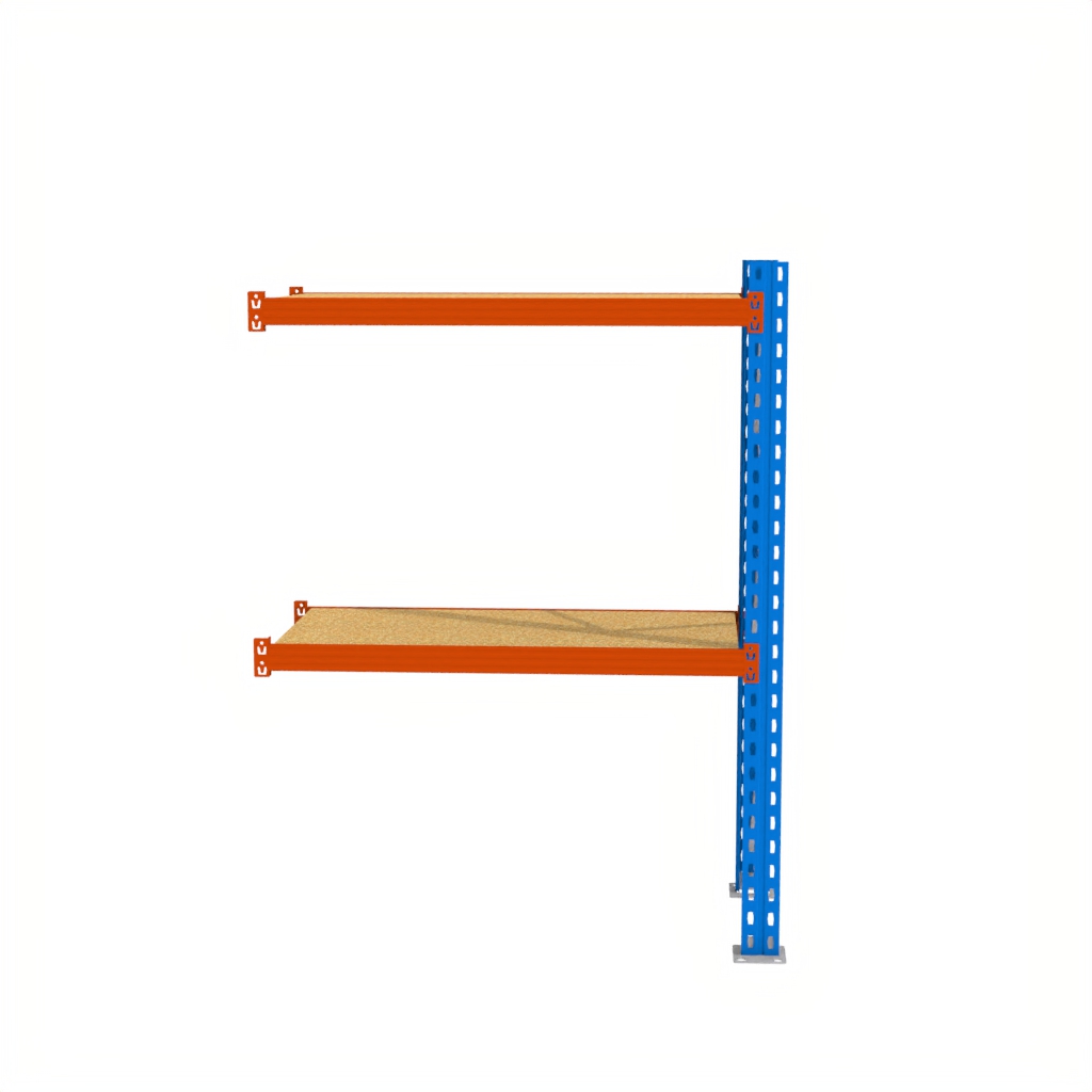 Regał magazynowy półkowy Mega-M XR moduł dostawny 500 kg, regał do magazynu, regał półkowy