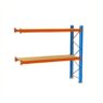 Regał magazynowy półkowy Mega-M XR moduł dostawny 250 kg, regał do magazynu, regał półkowy 200x278x80 cm