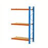 Regał magazynowy półkowy Mega-M XR moduł dostawny 500 kg, regał do magazynu, regał półkowy 300x188x80 cm