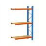 Regał magazynowy półkowy Mega-M XR moduł dostawny 500 kg, regał do magazynu, regał półkowy 300x188x80 cm
