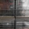 regał sklepowy jednostronny, regał sklepowy metalowy WANZL Wire-Tech 195x312 cm