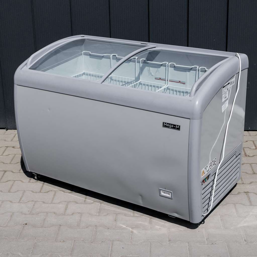 Zamrażarka skrzyniowa przeszklona 260L Mega M YETI X126 powystawowa