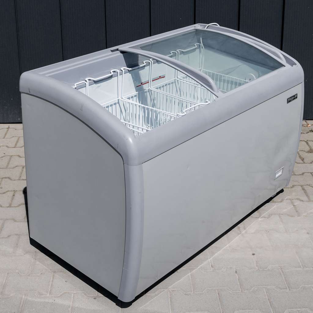 Zamrażarka skrzyniowa przeszklona 260L Mega M YETI X126 powystawowa