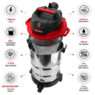 Odkurzacz przemysłowy warsztatowy WERKBERG ODKTB102 wet&dry 20L 1200W
