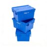 Pojemnik kurierski transportowy gniazdowy Mega-M zamykany 60x40x32,5 cm plastikowy niebieski