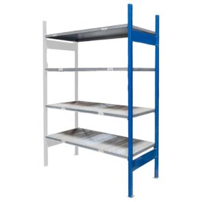 Zdjęcie produktu: Regał magazynowy 4-półkowy STOW H-200 cm L-130 cm G-60 cm ocynk moduł dostawny