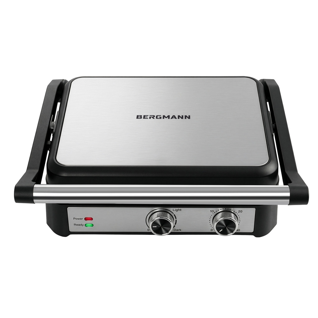 Grill elektryczny BERGMANN AI001 2000W dwa pokrętła