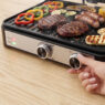 Grill elektryczny ryflowany kontaktowy BERGMANN AI001 2000W dwa pokrętła