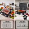 Grill elektryczny BERGMANN AI002 2000W wyświetlacz LED