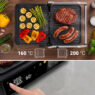 Grill elektryczny BERGMANN AI003 2000W wyświetlacz LED 8 programów automatycznychGrill elektryczny BERGMANN AI003 2000W wyświetlacz LED 8 programów automatycznych