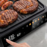 Grill elektryczny do domu BERGMANN AI003 2000W wyświetlacz LED 8 programów automatycznych