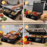 Grill elektryczny BERGMANN AI003 2000W wyświetlacz LED 8 programów automatycznych