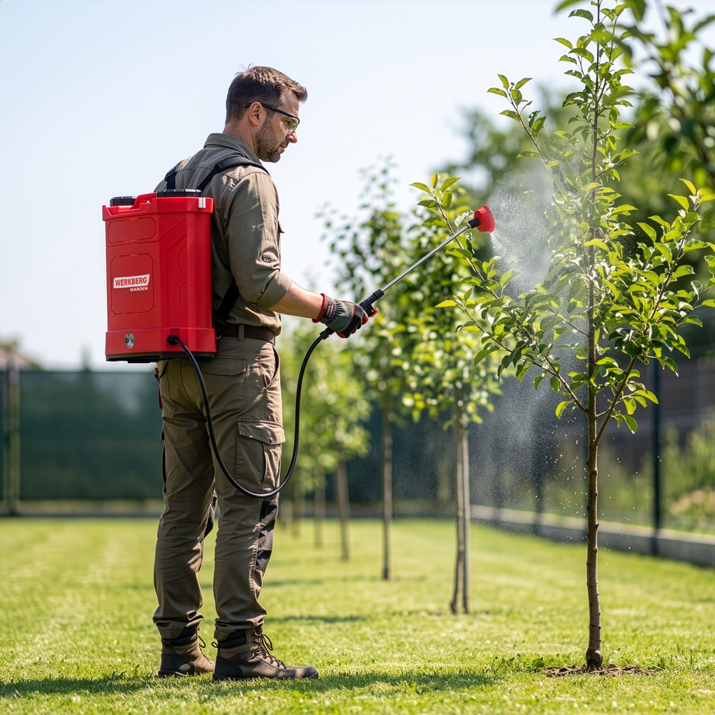 opryskiwacz plecakowy, opryskiwacz akumulatorowy WERKBERG Garden 16 L