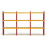 Regały paletowe magazynowe, regał magazynowy paletowy DEXION H-480 cm L-815 cm 900 kg