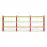Regały paletowe magazynowe, regał magazynowy paletowy DEXION H-426 cm L-1109 cm 2000 kg
