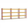 Regały paletowe magazynowe, regał magazynowy paletowy DEXION H-426 cm L-1109 cm 2000 kg