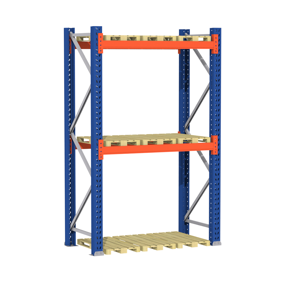 regał paletowy magazynowy MGL MAGO HX H-460 cm 0+2