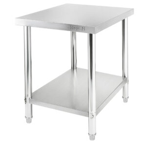 Zdjęcie produktu: Stół gastronomiczny ze stali nierdzewnej centralny z półką Mega-M X STANDARD 60x70x85 cm