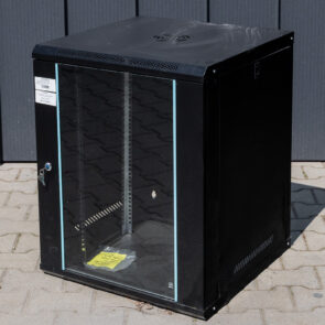 Zdjęcie produktu: Szafa Rack 19″ 15U serwerowa na elektronikę Mega-M wisząca 60x60x75 cm czarna POSERWISOWA