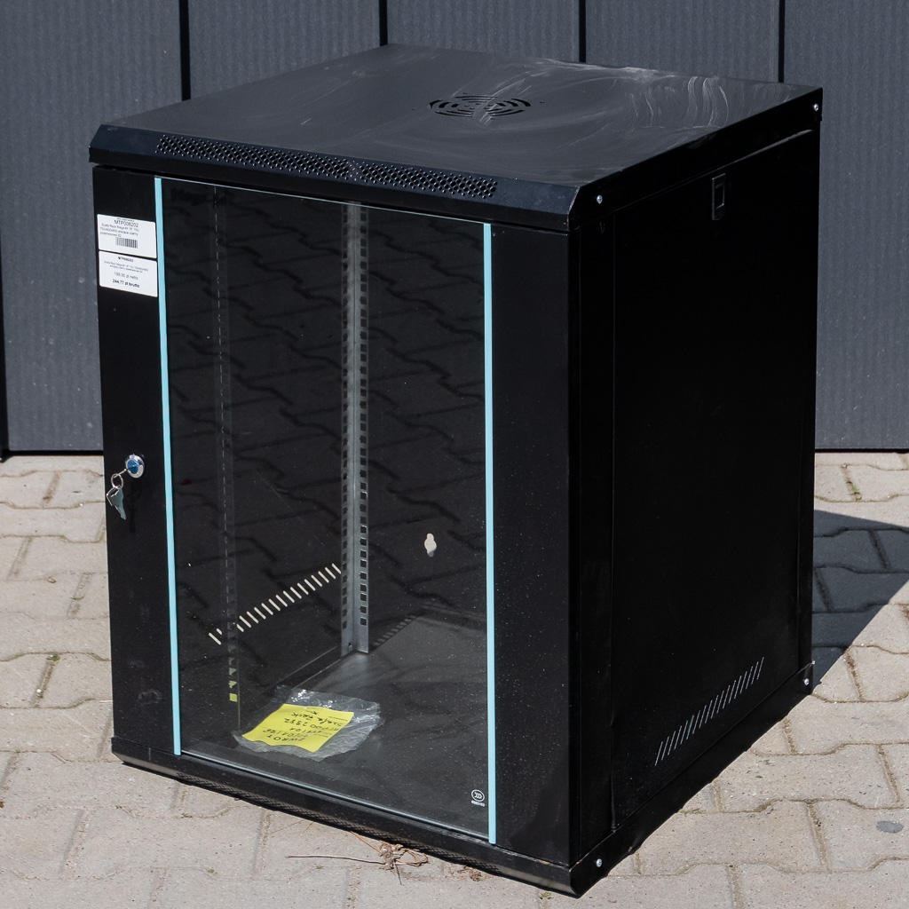 szafa rack 19, szafa serwerowa wisząca, szafa teleinformatyczna, szafa na elektronikę, szafa do monitoringu, szafa do sieci LAN, szafa rack do serwerowni