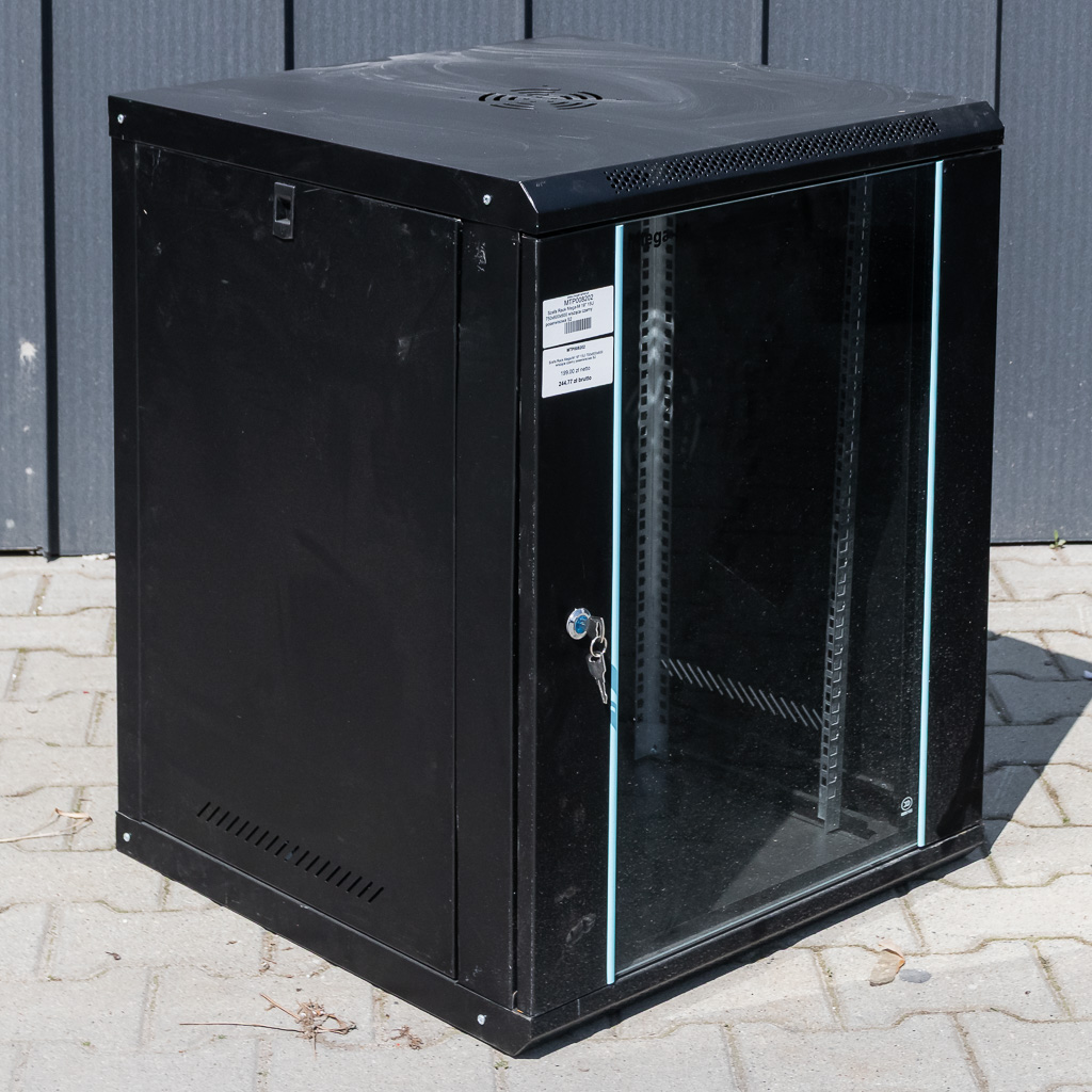 szafa rack 19, szafa serwerowa wisząca, szafa teleinformatyczna, szafa na elektronikę, szafa do monitoringu, szafa do sieci LAN, szafa rack do serwerowni